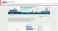 Desktop Screenshot of ece.salford.ac.uk