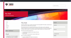 Desktop Screenshot of hub.salford.ac.uk