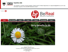 Tablet Screenshot of bereal.salford.ac.uk